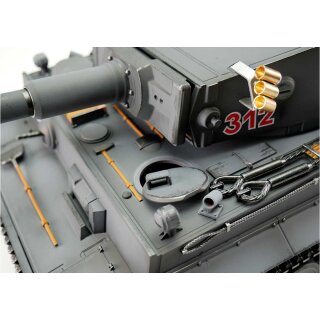 Torro German King Tiger Grey 1/16 Scale Heavy Tank IR With Cannon Smoke Rtr Motion Rc 34762320707769 1024x1024