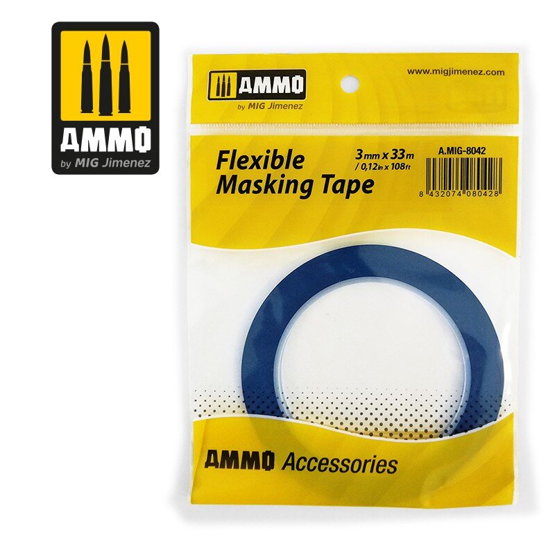 Flexible Masking Tape (3mm x 33m)