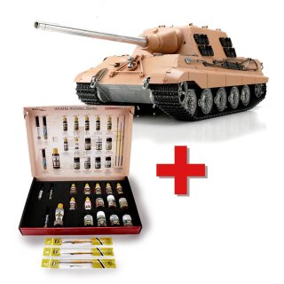 1/16 RC Jagdtiger unlackiert BB + Solution Box