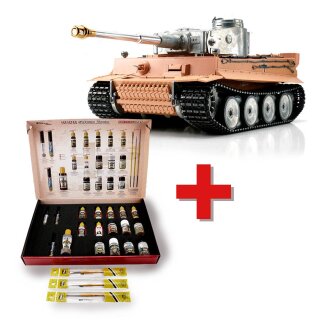 1/16 RC Tiger I Frühe Ausf. unlackiert IR + Solution Box