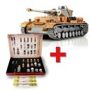 1/16 RC Panzer IV unpainted IR + Solution Box