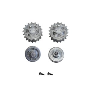 Metal drive and idler wheels for Panther / Jagdpanther