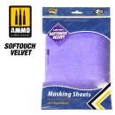 Softouch Velvet Masking Sheets (x5 sheets, 280mm x 195mm,...