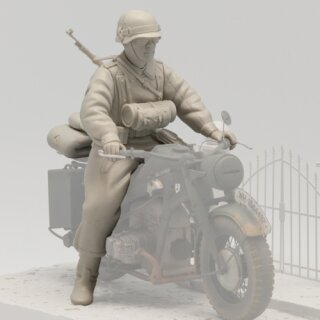 1/16 Figure Kit German Motorcycle Trooper 1